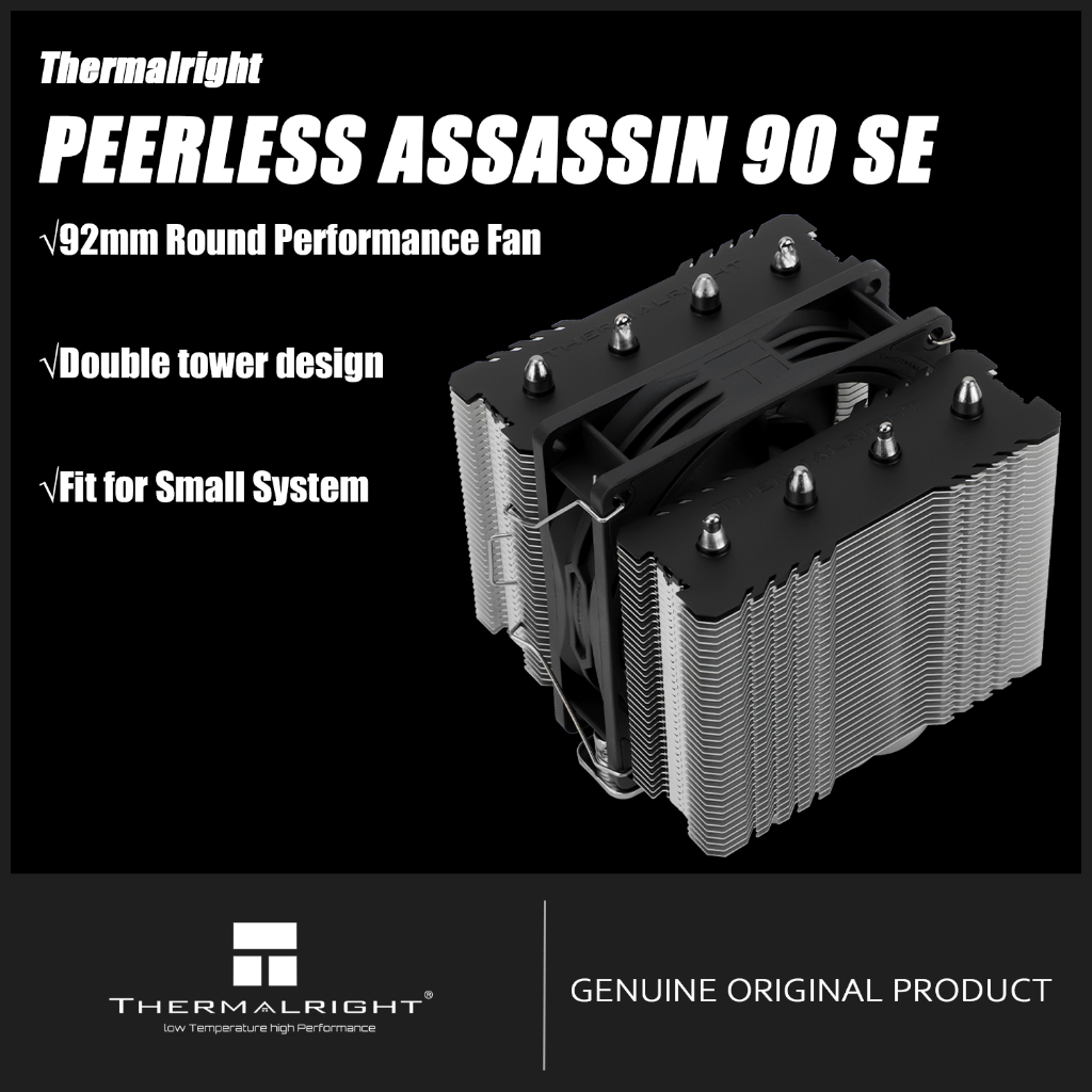 Thermalright Peerless Assassin 90 SE CPU Air Cooler PA90 SE มาพร้อมกับ TL-P9 Quiet Mini Performance 