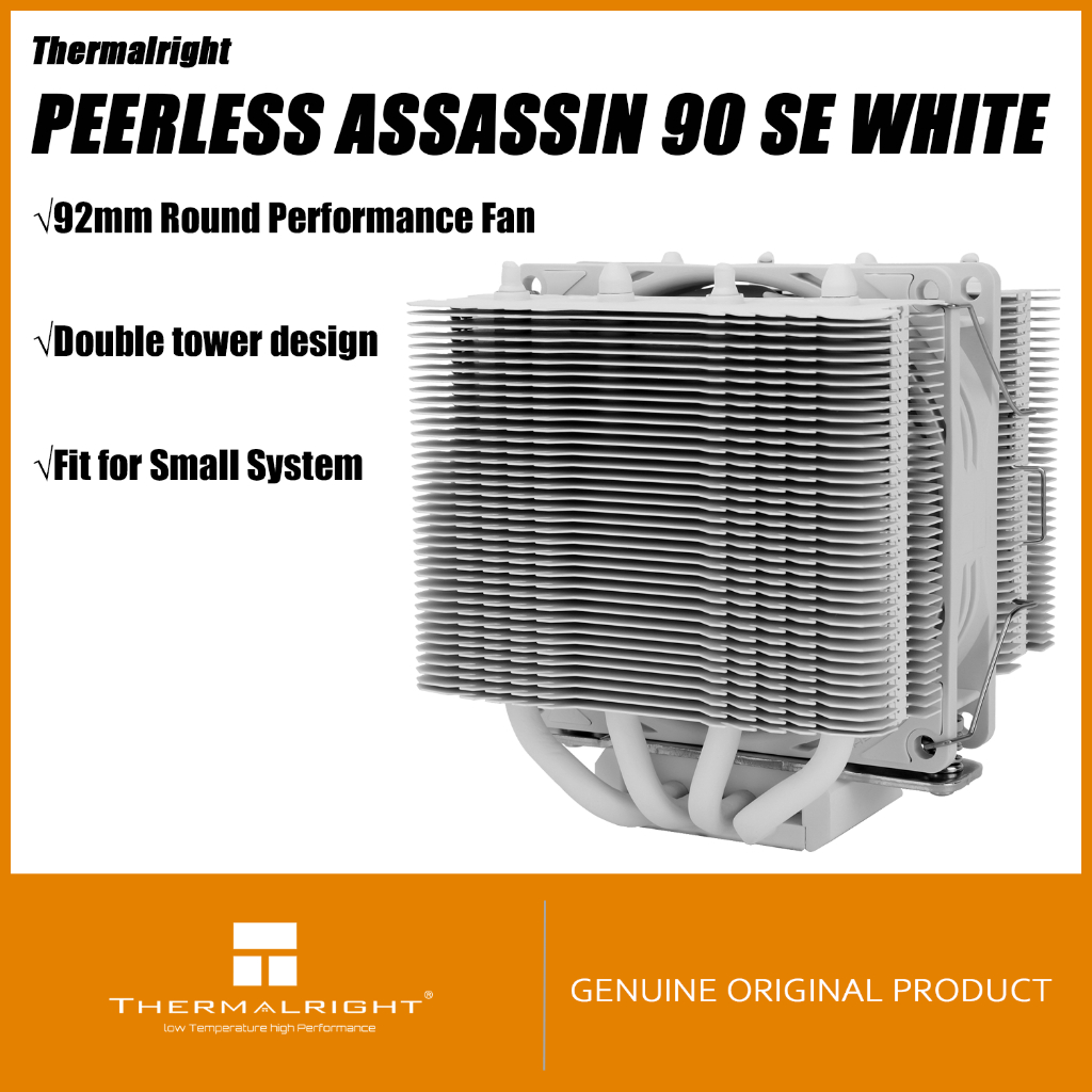 Thermalright Peerless Assassin 90 SE สีขาว CPU Air Cooler PA90 SE สีขาวติดตั้ง TL-P9W Quiet Mini Per