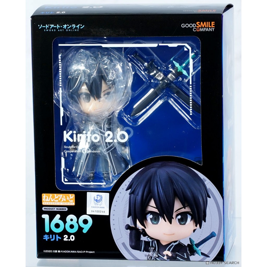 [คลังสินค้าพร้อม] GSC Nendoroid Kirito 2.0 ฟิกเกอร์โมเดลของขวัญสําหรับแฟน