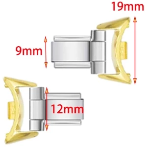 นาฬิกา Apple Mi ใหม่พร้อมขั้วต่อสร้อยข้อมือแบบโมดูลาร์อิตาลี DIY Splicing สร้อยข้อมืออุปกรณ์เสริม