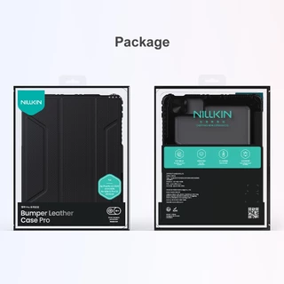 Nillkin สมาร์ทกันชนหนังสําหรับ iPad Pro 11 12.9 2022 A16 Air 6 Air 13 Air 11 Mini 7 6 Air 5 Air 4 10.9 2020 กรณีกันกระแทกกล้องฝาครอบป้องกันพร้อมผู้ถือ
