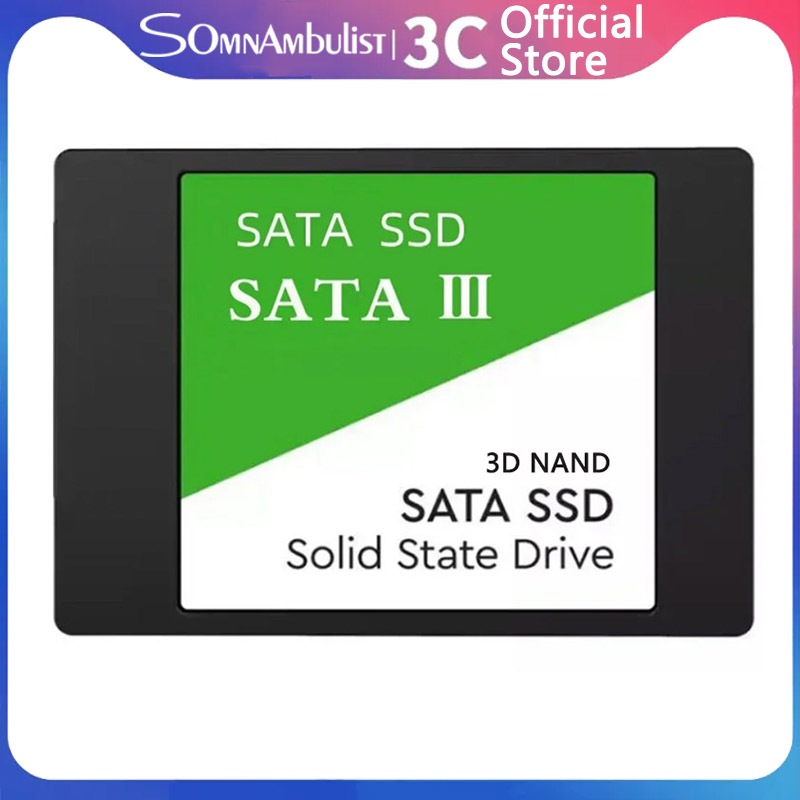 ไดรฟ์ Solid State ความเร็วสูง SATA III, SSD ในตัว 2.5 นิ้ว, 512GB/256GB/128GB/64GB มีหลายรายการ, ควา
