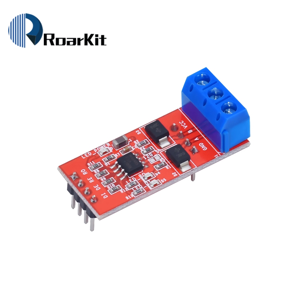 3.3V 5V MAX3485 MAX485 โมดูลบอร์ดพัฒนา TTL ถึง RS485 โมดูล MCU อุปกรณ์พัฒนาป้องกันแรงดันไฟฟ้าเกิน