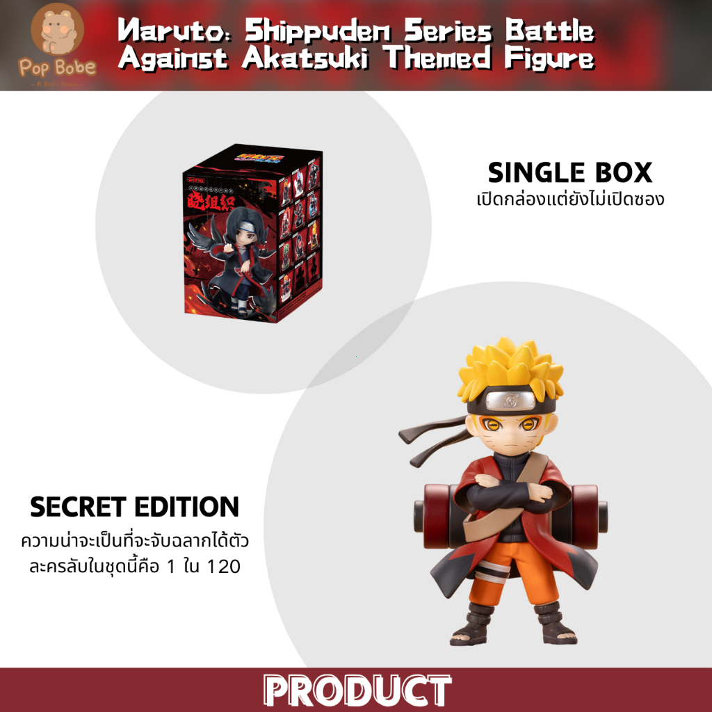 จัดส่งทันที (เวอร์ชั่นลับ) Naruto Shippuden Series ราคา ถูกที่สุด ดีลบีเคเค แกลเลอรีภาพที่ 4