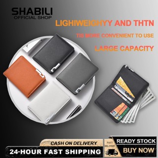 SHABILI ซองใส่บัตรกระเป๋าสตางค์ขนาดกะทัดรัดน้ําหนักเบาและพกพ…