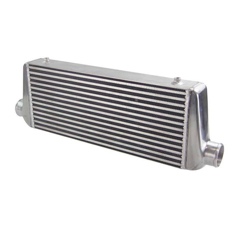 Universal Bar & เพลท FMIC Intercooler 550x230x76mm Inlet / Outlet 2.5" สีเงิน