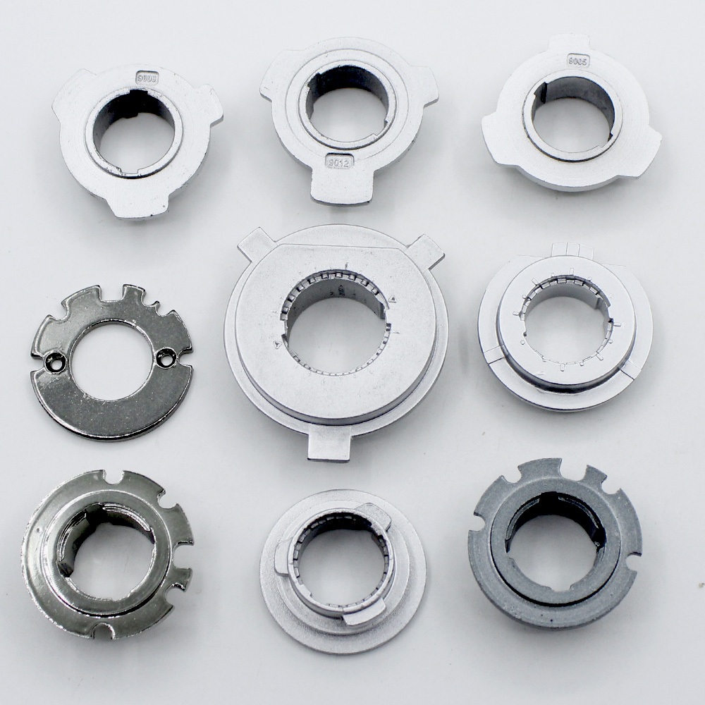 ความร้อนถอดอลูมิเนียม D1 D2 D4 D8 H4 H7 H8 H11 9005 9006 9012 ไฟ LED รถ Snap Fastener รถฐานพลังงานสูงใช้ไฟ LED รถอุปกรณ์เสริม