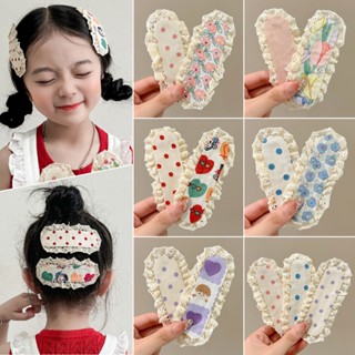 สติกเกอร์ลายดอกไม้น่ารักและผมวงสไตล์ใหม่ มายากล