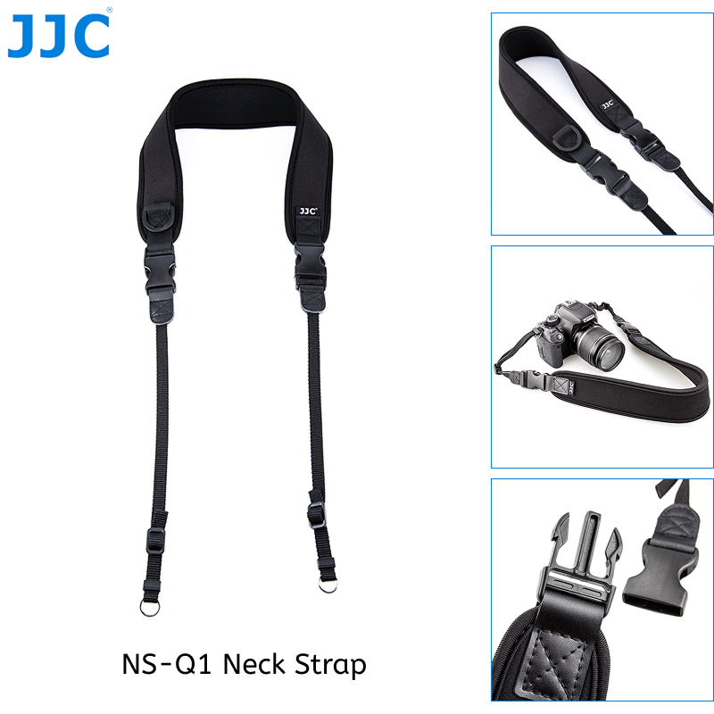 JJC NS-Q1 สายคล้องไหล่กล้องสําหรับ Sony A7M5 A7 V A7V กล้อง DSLR และ Mirrorless, ความยาวปรับได้ Neop