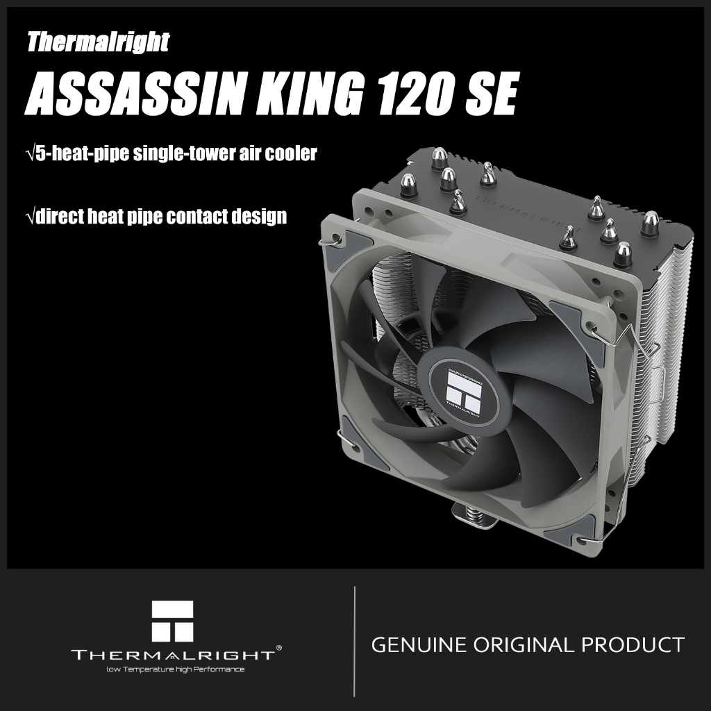 Thermalright Assassin King 120 SE CPU Air Cooler AK120 SE 5-ท่อความร้อน single-tower air Cooler