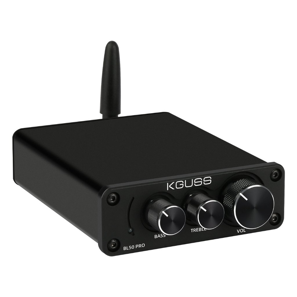 KGUSS BL50 PRO บลูทูธ 5.0 QCC3003 50W*2 เครื่องขยายเสียงดิจิตอลกําลังสูง HIFI เครื่องขยายเสียงเดสก์ท