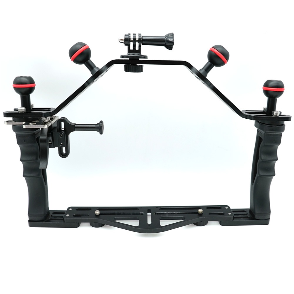 Nitescuba ดําน้ําจับถาด bracketGrip Carrier สําหรับ Go Pro tg5 rx100 nauticam กล้องผู้ถือกรณีใต้น้ําโพธิ์