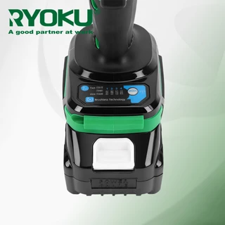 RYOKU ประแจกระแทกไร้สาย 1/2 นิ้ว มอเตอร์ไร้แปรงถ่าน แรงบิดสูง 700N.M ของแท้