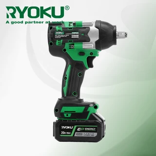 RYOKU ประแจกระแทกไร้สาย 1/2 นิ้ว มอเตอร์ไร้แปรงถ่าน แรงบิดสูง 700N.M ของแท้