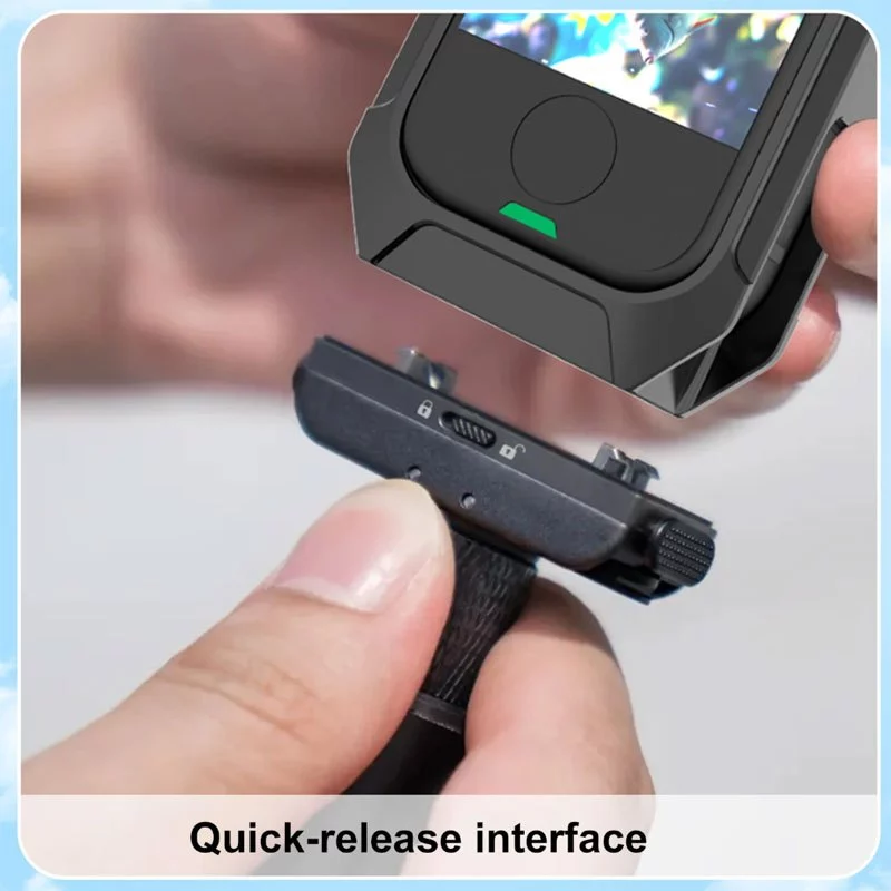กรงพลาสติกปลดเร็วสำหรับ Insta360 X4 Air เคสกรอบป้องกันอเนกประสงค์พร้อมอุปกรณ์เสริมสำหรับติดกล้อง 360 องศาบนพีซี Plastic Frame Case thumbnail 3