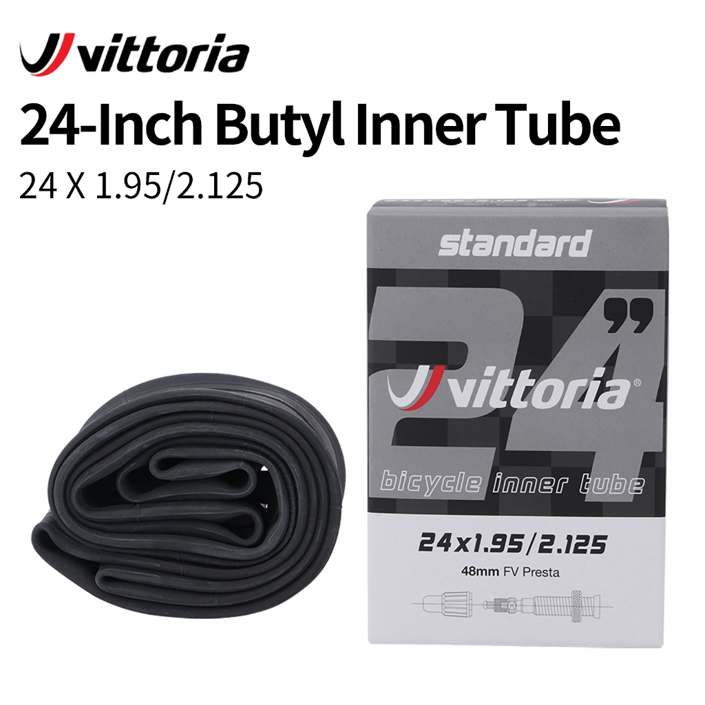 MEROCA Vittoria ยางในบิวทิล สำหรับขนาด 16, 18, 20, และ 24 นิ้ว ใช้ได้กับจักรยานพับและ MTB – โปรปัง
