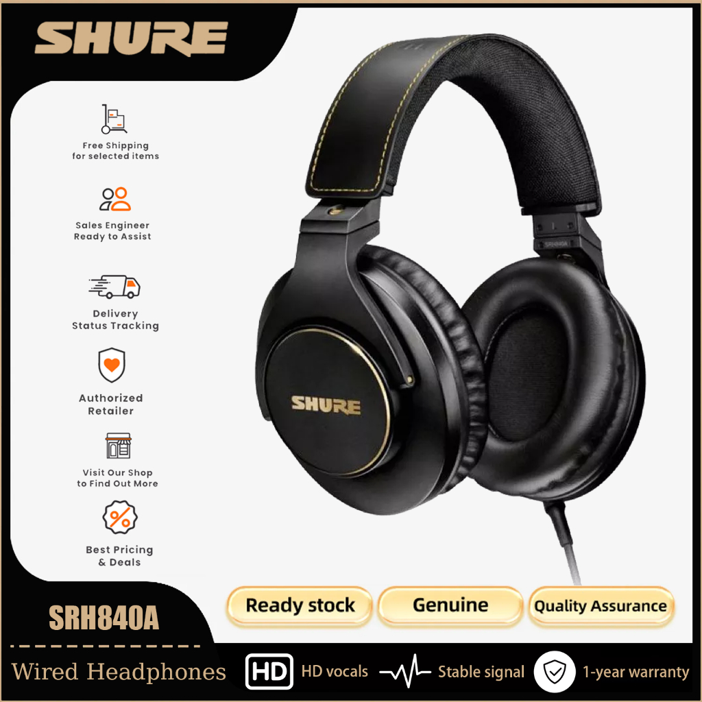 Shure SRH840A หูฟังตรวจสอบระดับมืออาชีพ