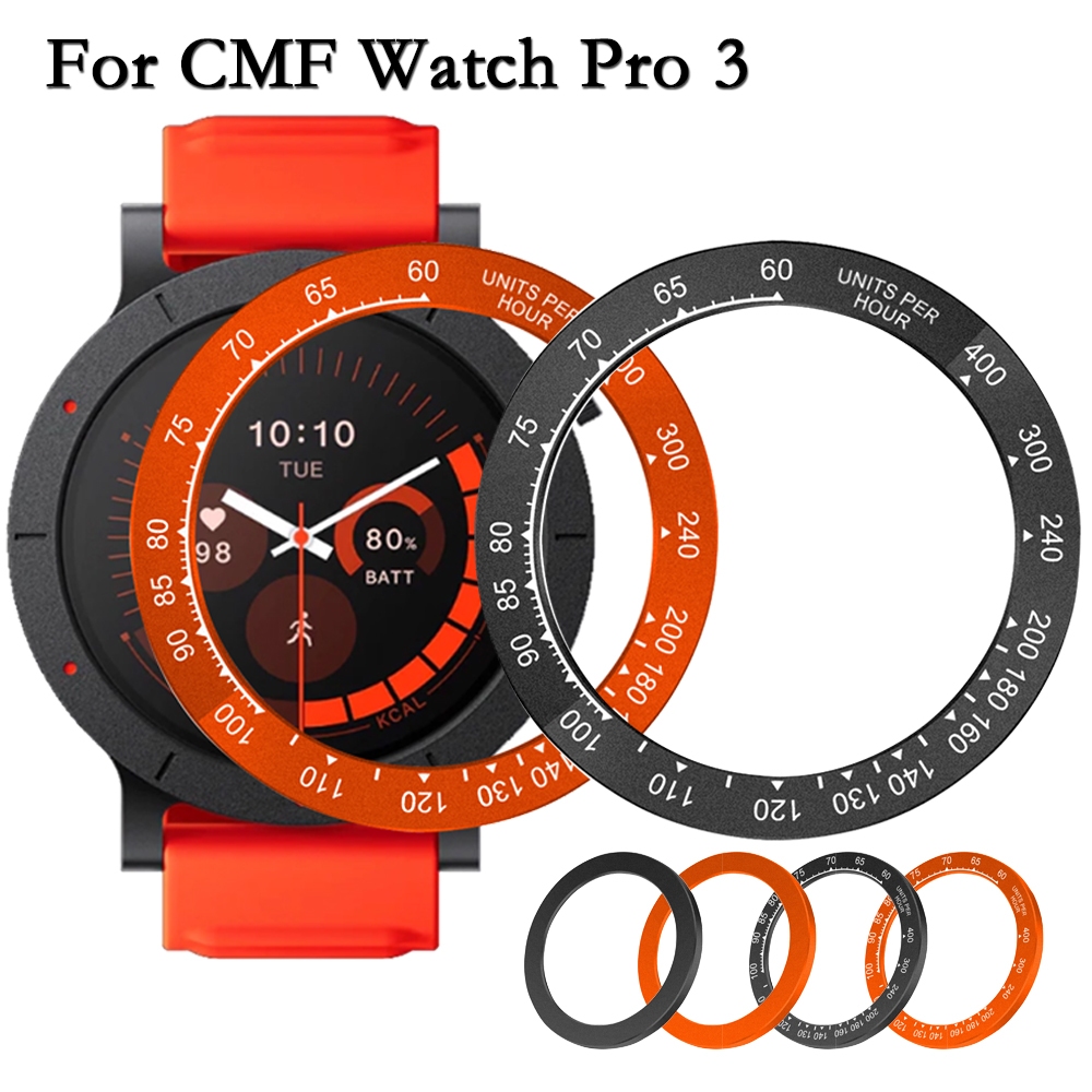 สําหรับ CMF นาฬิกา Pro 3 PC Bezel แหวนทนทานและ Hard แหวนนาฬิกาตกแต่งที่มีสีสัน Scale แหวนสําหรับ CMF นาฬิกา Pro 3