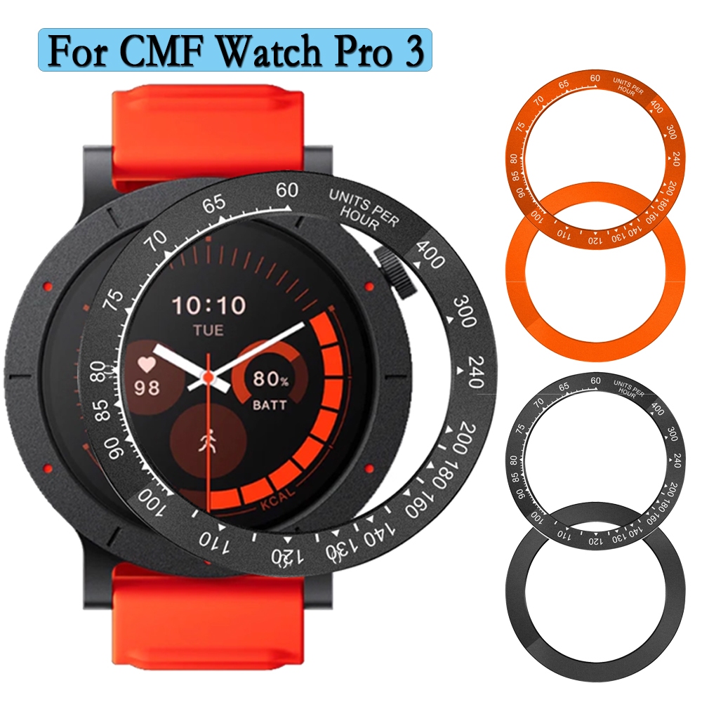 สําหรับ CMF นาฬิกา Pro 3 Hard PC BEZEL แหวนทนทาน BEZEL ป้องกันนาฬิกาแหวนพื้นผิวตกแต่งสําหรับ CMF นาฬิกา Pro 3