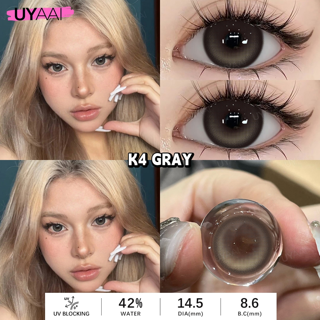 ⚡จัดส่งจากกรุงเทพฯ⚡【0.00 - 6.00】UYAAI x FRESHLADY คอนแทคเลนส์สี Natural Big Eyes