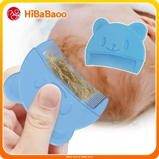 HiBaBaoo หมีน่ารักหวีเด็กสบายทารกแรกเกิดแชมพูหวีความปลอดภัยลบรังแคเด็ก Hairbrush สําหรับหัวนวดทําความสะอาด