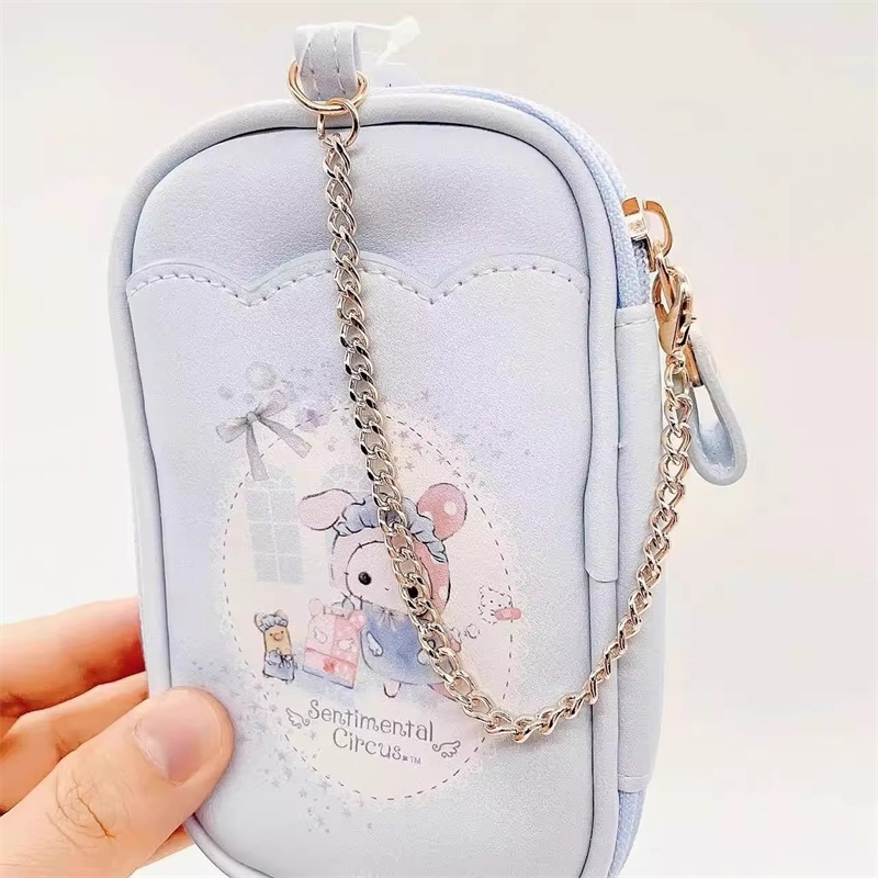 Sentimental Circus Shappo Itabag สีฟ้าใส Multi Storage กระเป๋าอะนิเมะ Kawaii ตุ๊กตาน่ารักกระเป๋าแต่งหน้า - รูปที่ 3