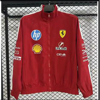 2025-26 ใหม่ Ferrari Hoodie jacket F1 Scuderia Ferrari เสื้อ POLO Team T-Shirt 1:1
