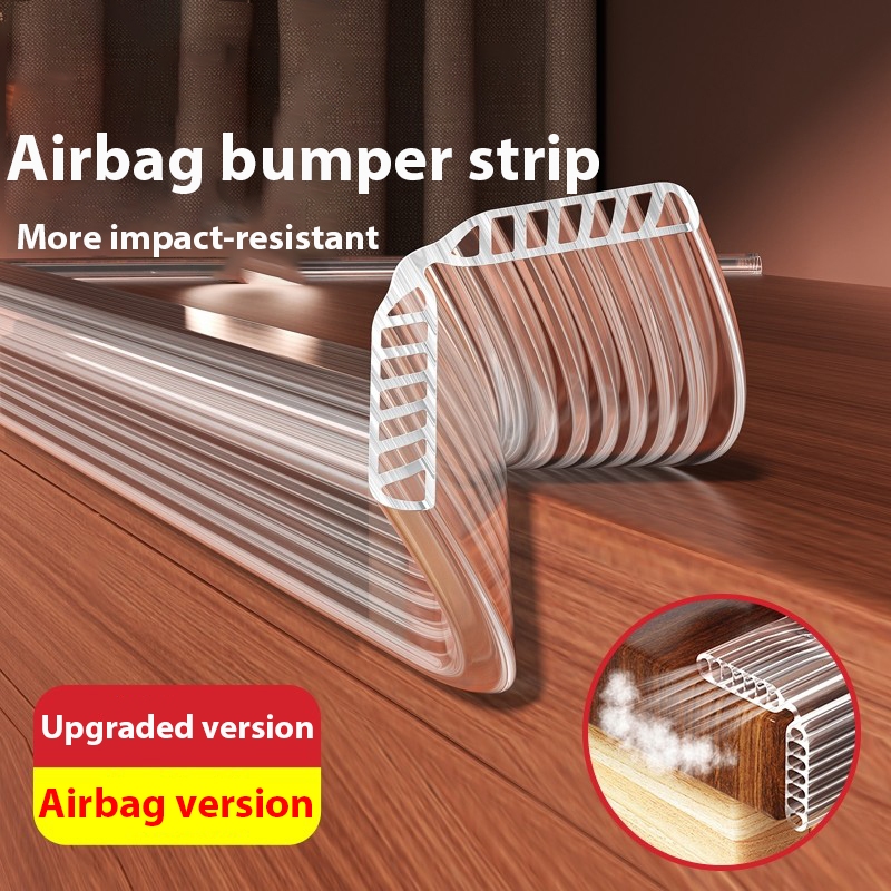 แถบกันชน AirCushion โปร่งใสหนาความปลอดภัยของทารกสําหรับผนังมุมโต๊ะและการป้องกันเฟอร์นิเจอร์