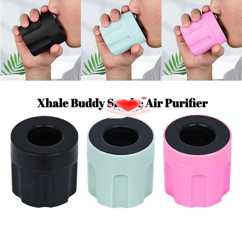 Xhale Buddy ไส้กรองอากาศควันแบบพกพาเพื่อขจัดกลิ่นเครื่องกรองควันส่วนตัวใหม่