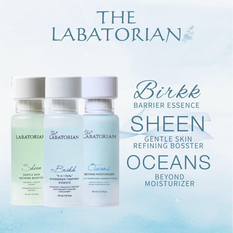 (Combo set )THE LABATORIAN Sets Brikk/Sheen/Oceans Moisturizing กําจัดสิว ซ่อมแซม