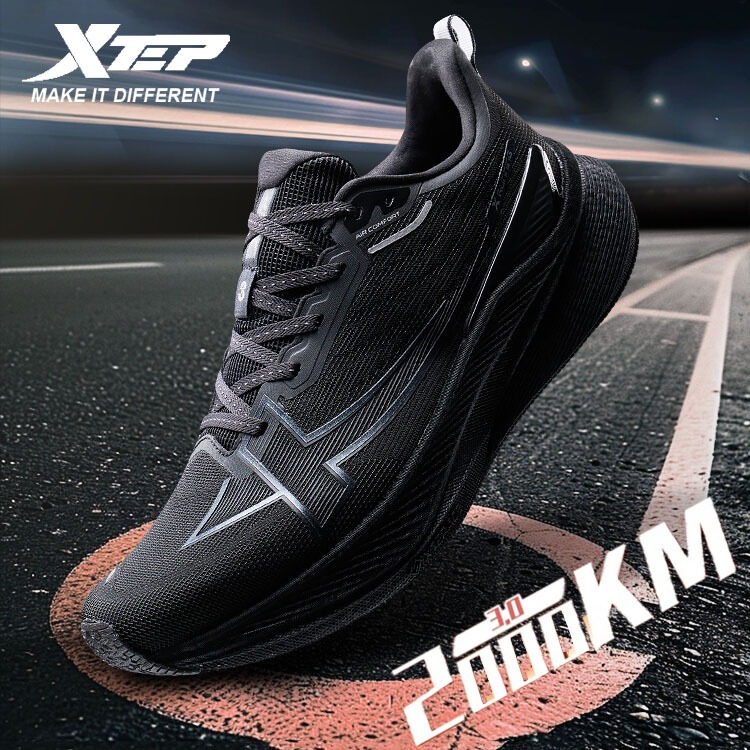 XTEP 2000KM 3.0 รองเท้าวิ่งผู้ชาย Rebound Support Professional Cushioning Shock Absorption