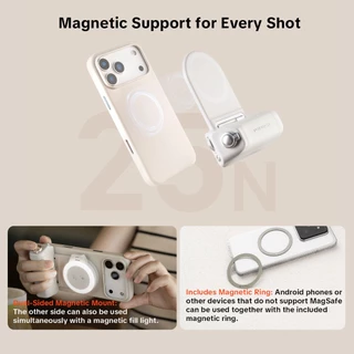 PGYTECH MagCam 2 Phone Grip --- การชาร์จไร้สาย 3-in-1 รีโมทบลูทูธแบบถอดได้ในตัว Powerbank ขาตั้งโทรศัพท์