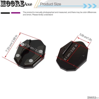 ร้อน! Mooreaxe รถจักรยานยนต์สําหรับ Nmax 155 V1 V2 V3 Nmax155 2012-2023 2025 2026 Turbo neo CNC ขาตั้งด้านข้างรองเท้าแบนเท้า Kickstand Pad มอเตอร์สนับสนุนเครื่องขยายเสียง JCWDQ
