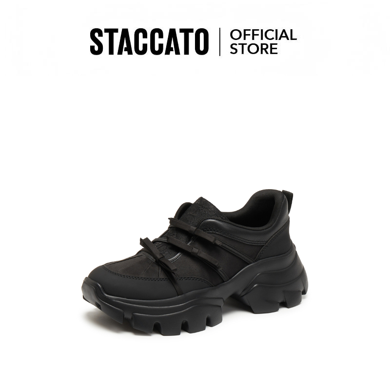 Staccato Women's Retro Sneakers รองเท้าผ้าใบผู้หญิง พื้นหนา เพิ่มความสูง ECE83/ECE90/ECE62/ECE41