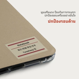 Twosheep สำหรับ Kindle 11th Colosoft Paperwhite 12th 11th 10th 7th เคสลายสมุดบันทึก ฝาหลังใส แม่เหล็กถอดได้
