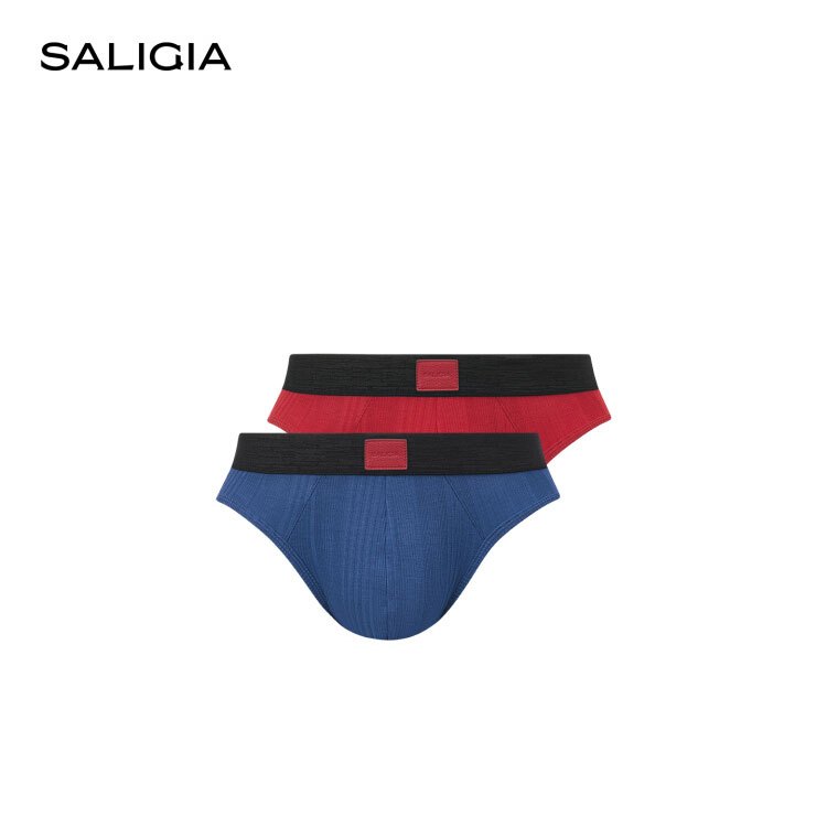 SALIGIA | Underwear men Briefs กางเกงในสีแดงสำหรับผู้ชาย ชุดชั้นในชาย เซ็กซี่  ปลอบโยน Baron’s staggered three-dimensional striped Tencel Modal ราคา ถูกที่สุด ดีลบีเคเค