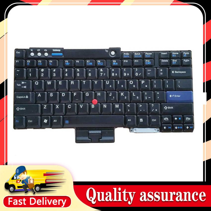 เปลี่ยนแป้นพิมพ์แล็ปท็อปสําหรับแป้นพิมพ์ Lenovo IBM ThinkPad R61 R61I R61E R60E