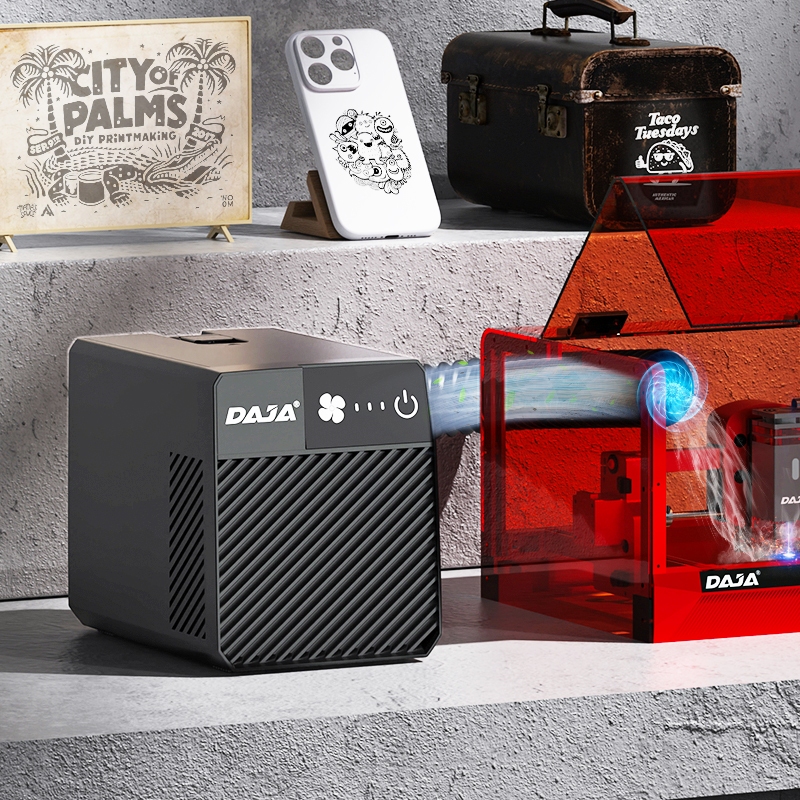 DAJA SP3 เครื่องแกะสลักเลเซอร์ฟอกควันสําหรับทุกรุ่น