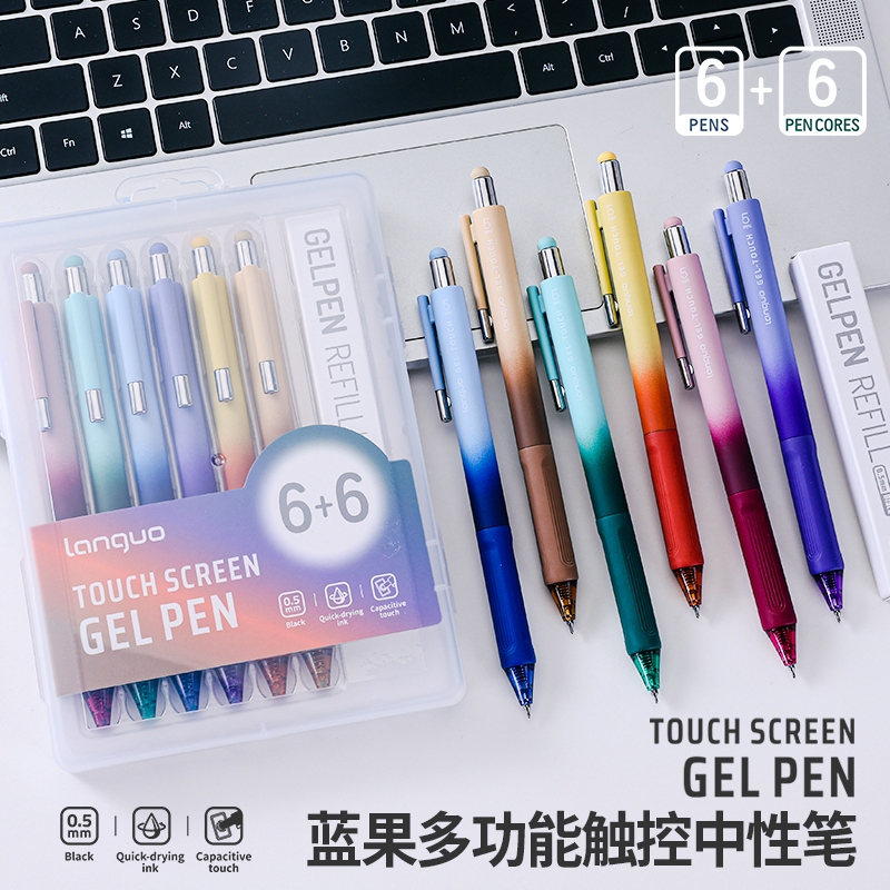 Languo 2-in-1 Universal Touch Screen Gel Pen Set-หน้าจอสัมผัสสากลสําหรับ Phone & Tablet (Android, iP