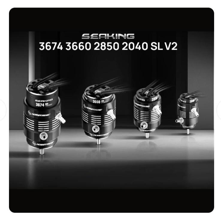 HOBBYWING SeaKing Series มอเตอร์ 3674/3660/2850/2040 SL V2