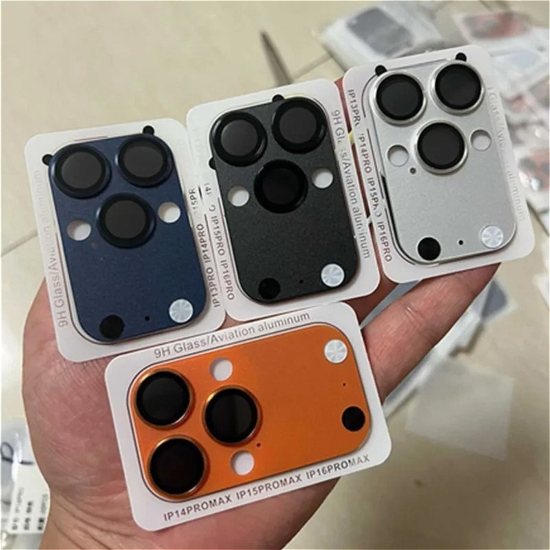 HOCE วินาทีเปลี่ยน 17 Pro Max กล้องปลอมตัวป้องกันเลนส์กล้องสําหรับ iPhone 16 15 14 Pro Max ฝาครอบป้องกันกระจกโลหะ