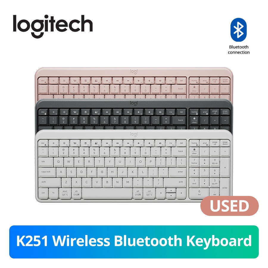USEDLogitech Logitech K251 Wireless Bluetooth 99-Key Compact Keyboard