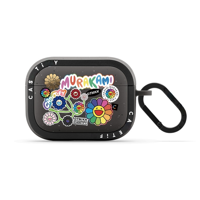 Takashi Murakami Sunflower สําหรับ Airpods Pro3 กรณีกันกระแทก Matte TPU แฟชั่นหูฟังสําหรับ AirPods P