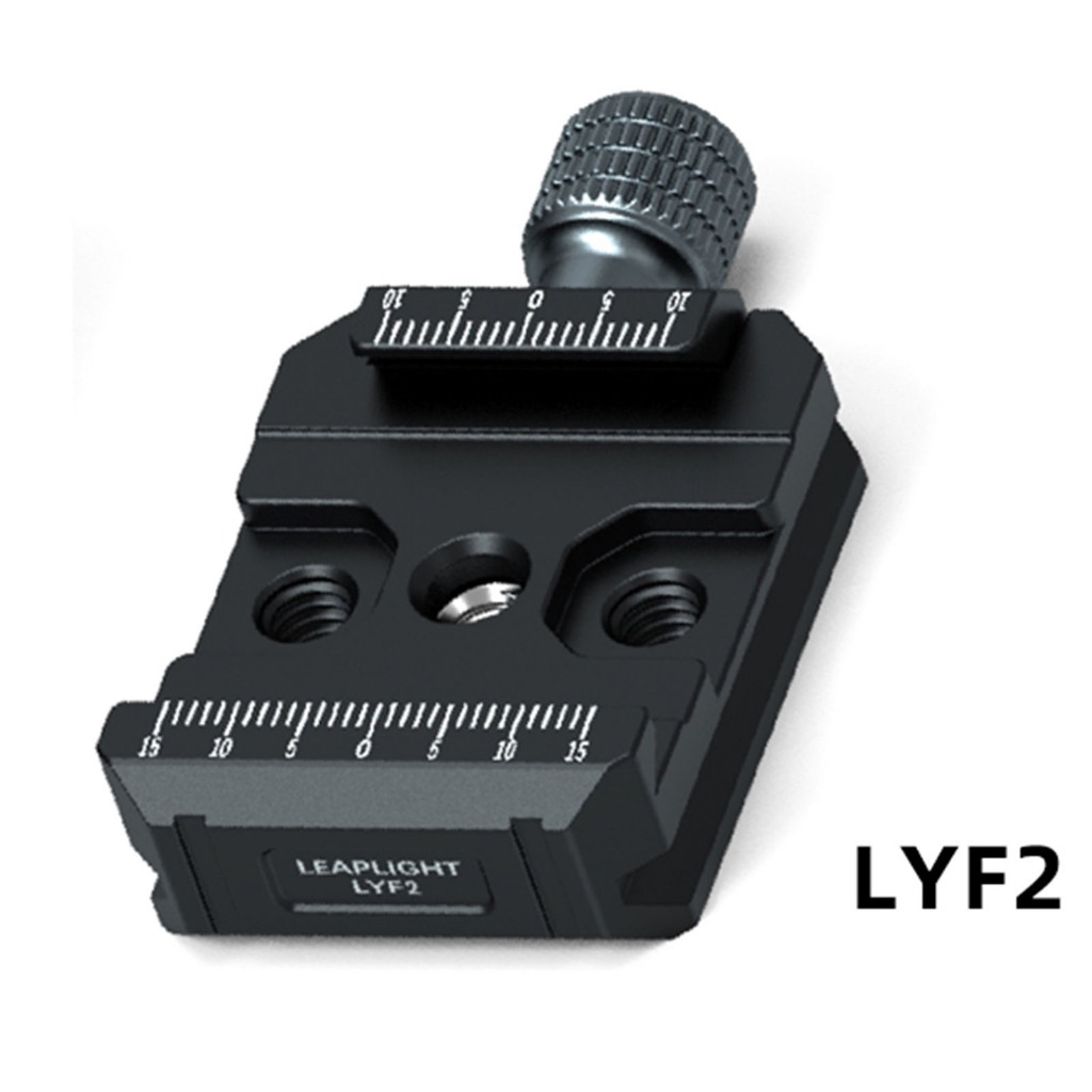 Leaplight Universal Quick-Release Arca Swiss Clamp Mount สําหรับขาตั้งกล้อง/หัวบอลอลูมิเนียม Clamp พร้อมระดับจิตวิญญาณสําหรับจอภาพกล้อง