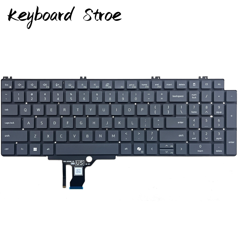 สําหรับแป้นพิมพ์แล็ปท็อป Dell Pro Max 16 MC16250 MC16255 P136F