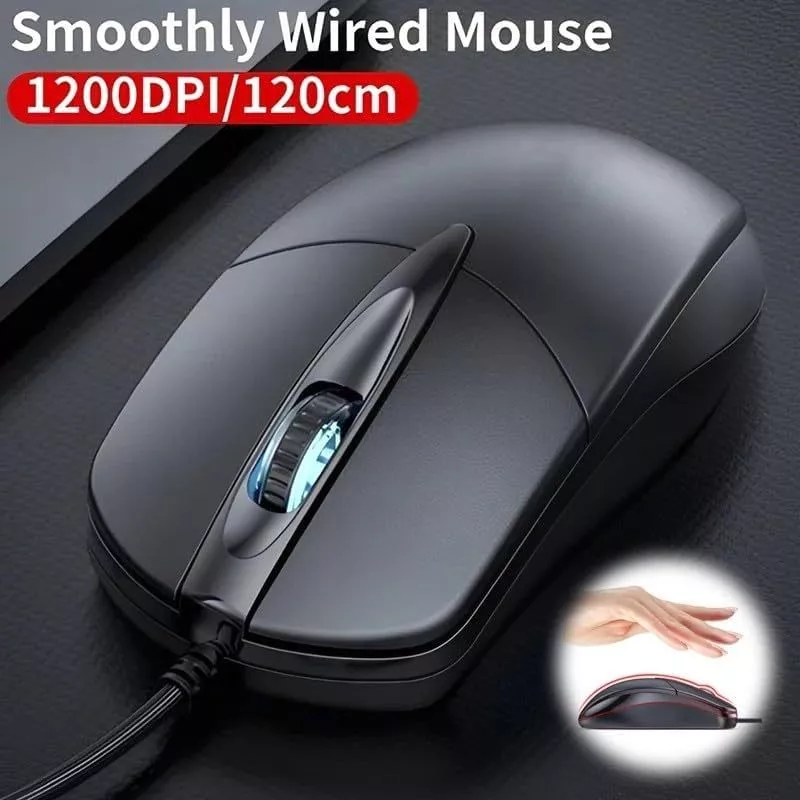 เมาส์มีสาย USB เมาส์เงียบ thumbnail 7