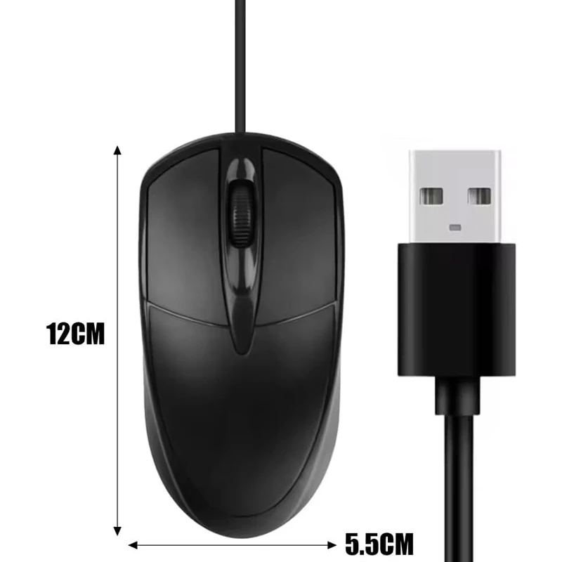 เมาส์มีสาย USB เมาส์เงียบ thumbnail 3