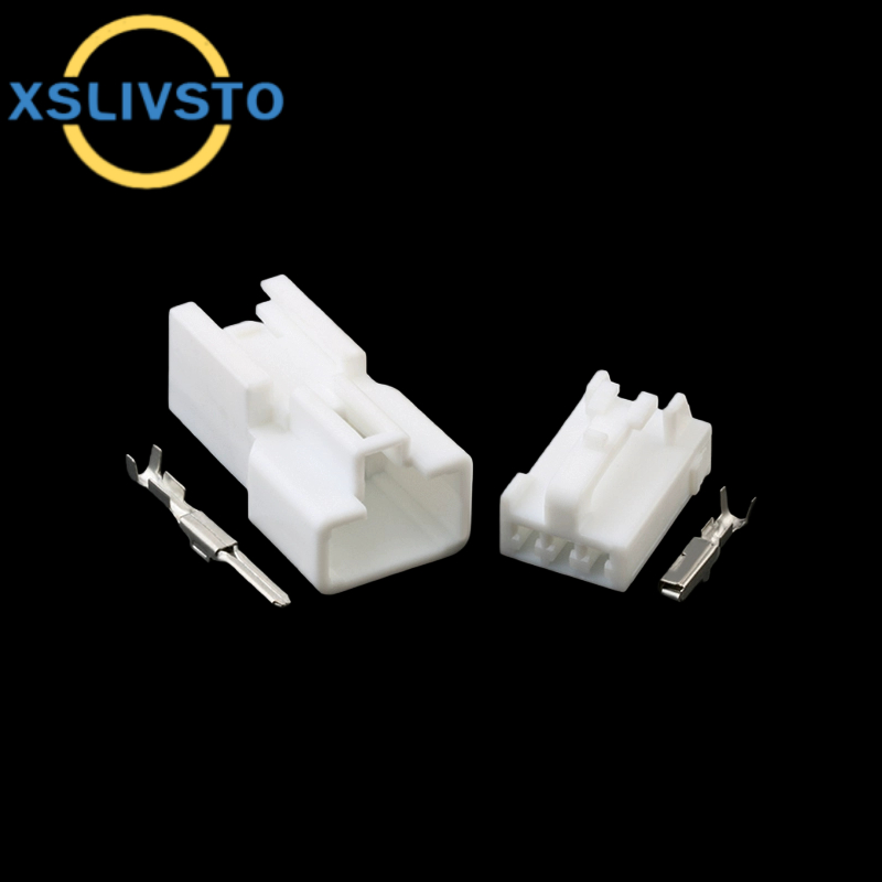 1 ชุด 3 ขา Sumitomo รถยนต์สายไฟปลั๊กไฟฟ้าสายพลาสติกตัวเชื่อมต่อซ็อกเก็ต MG641035 6520-0577