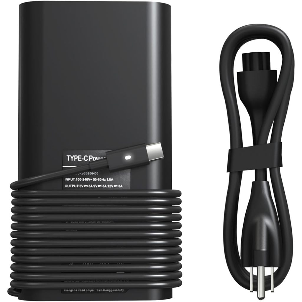 วัตต์อะแดปเตอร์ 90W AC ใช้งานร่วมกับ Dell แล็ปท็อปชาร์จ USB - Latitude 5440 5540 7440 5430 5530 7430