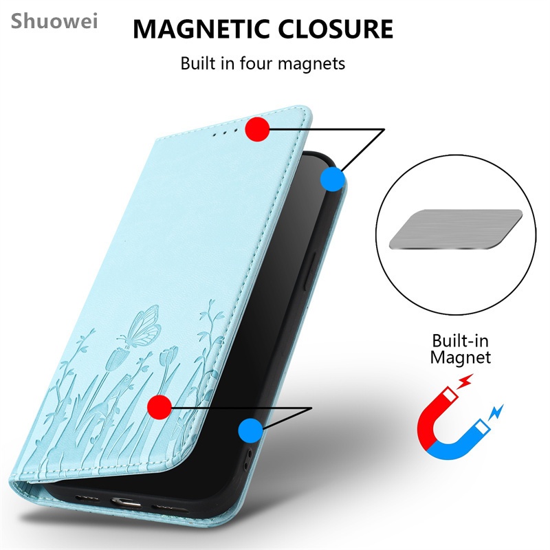 เคสโทรศัพท์แบบพลิกได้Realme C61 C63 C65 C67 C71 C75 C85 4G 5Gกระเป๋าสตางค์หนังPUปลอก - รูปที่ 3